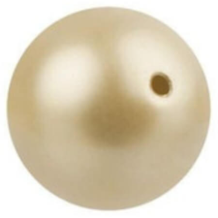 Swarovski Crystal Pearl 8mm Round VINTAGE GOLD 5810